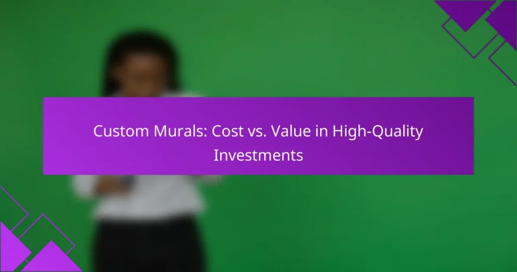 Custom Murals: Cost vs. Value in High-Quality Investments