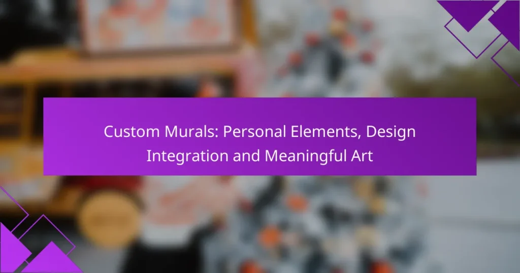 Custom Murals: Personal Elements, Design Integration and Meaningful Art