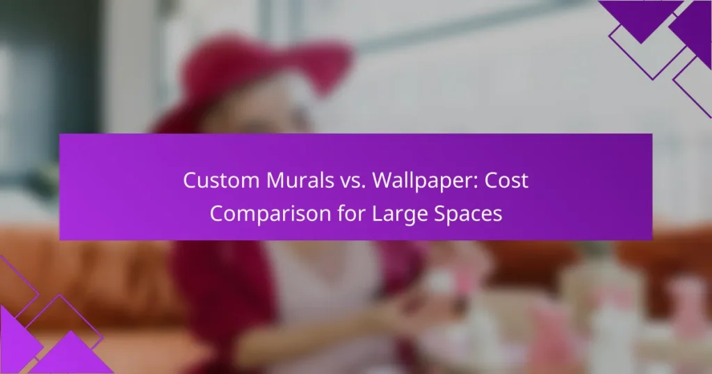 Custom Murals vs. Wallpaper: Cost Comparison for Large Spaces