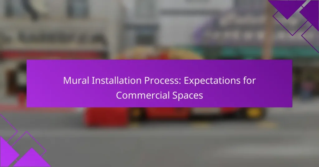 Mural Installation Process: Expectations for Commercial Spaces