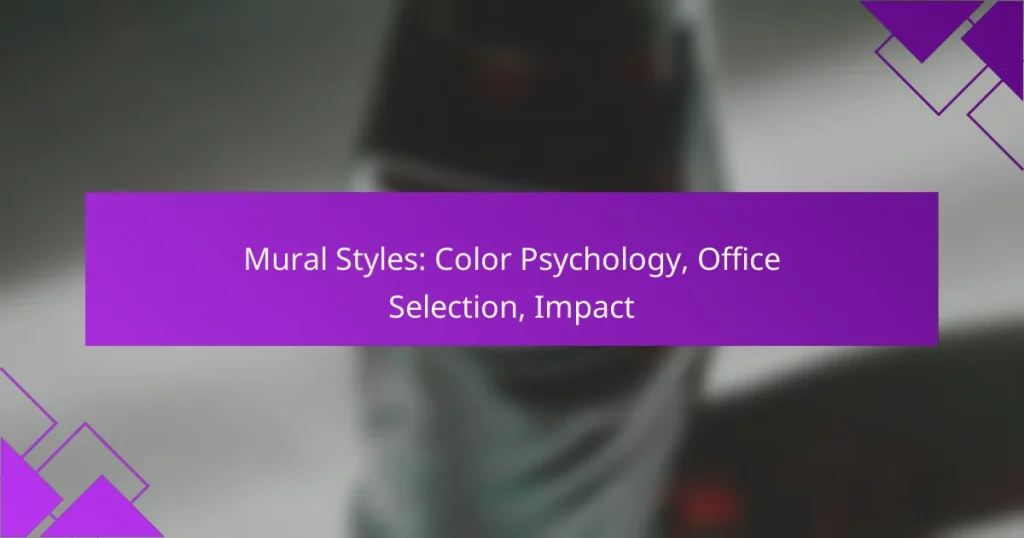 Mural Styles: Color Psychology, Office Selection, Impact